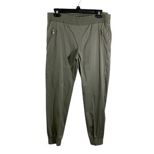 Marc by Marc Jacobs Samantha Twill Jogger Pants in Dusty Green